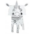 "Jednorožec" vymaľovánka  3D pre deti
