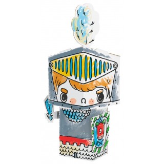 "Rytier" vymaľovánka  3D pre deti