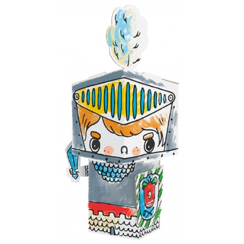 "Rytier" vymaľovánka  3D pre deti