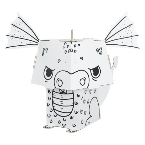 "Drak" vymaľovánka 3D pre deti