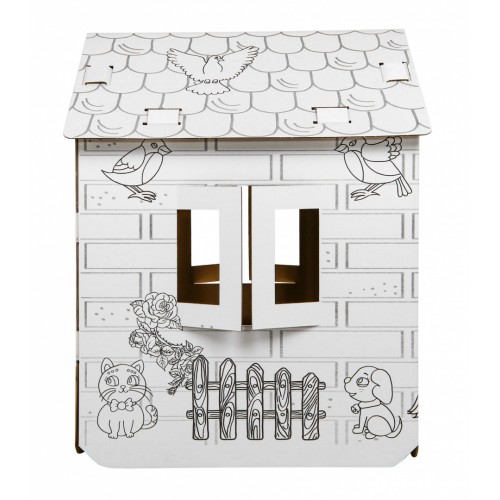 Domček XXL s koňmi vymaľovánka  3D pre deti