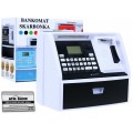 Bankomat s kartou Pokladnička pre deti 3+ čierny Interaktívne funkcie + Režim sporenia