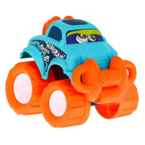 Sada 3 terénnych autíčok Little Monster pre deti 3+ Pohon bez batérií + Veľké kolesá