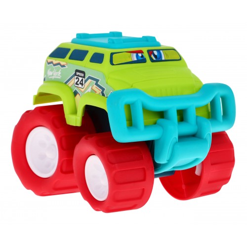 Sada 3 terénnych autíčok Little Monster pre deti 3+ Pohon bez batérií + Veľké kolesá