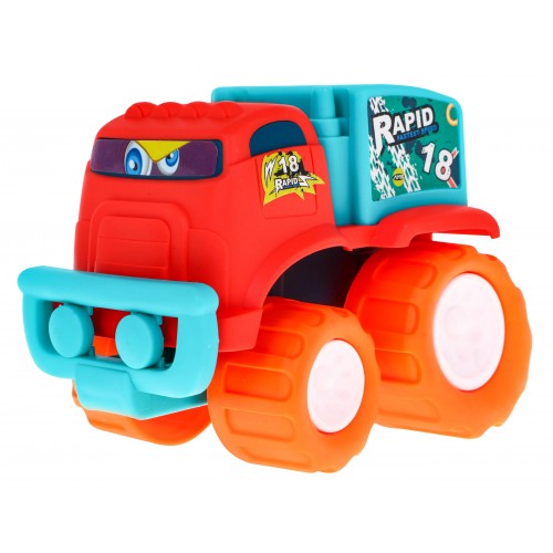 Sada 3 terénnych autíčok Little Monster pre deti 3+ Pohon bez batérií + Veľké kolesá