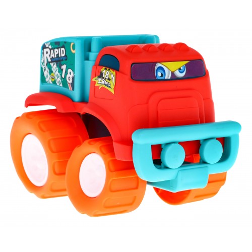 Sada 3 terénnych autíčok Little Monster pre deti 3+ Pohon bez batérií + Veľké kolesá