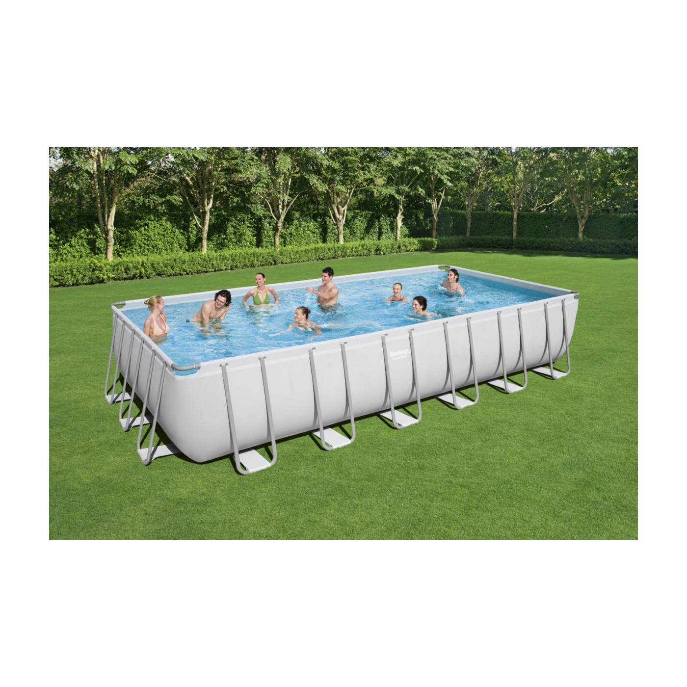 Bazén rámový Power Steel 732x366x132 24x9FT BESTWAY 6w1+ Pieskový filter