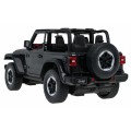 Jeep Wrangler Rubicon čierny RASTAR model 1:14 Diaľkovo ovládané auto + ovládač 2,4 GHz