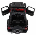Jeep Wrangler Rubicon čierny RASTAR model 1:14 Diaľkovo ovládané auto + ovládač 2,4 GHz