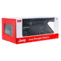 Jeep Wrangler Rubicon čierny RASTAR model 1:14 Diaľkovo ovládané auto + ovládač 2,4 GHz