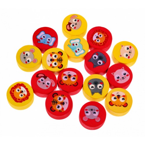 Drevená sada stolových hier 6v1 pre deti Trylma Hady a rebríky Šachy Číňan GO