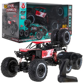 Diaľkovo ovládaný Crawler Rock 1:8 pre deti 6+ Ovládač 2,4 GHz + náhradné kolesá