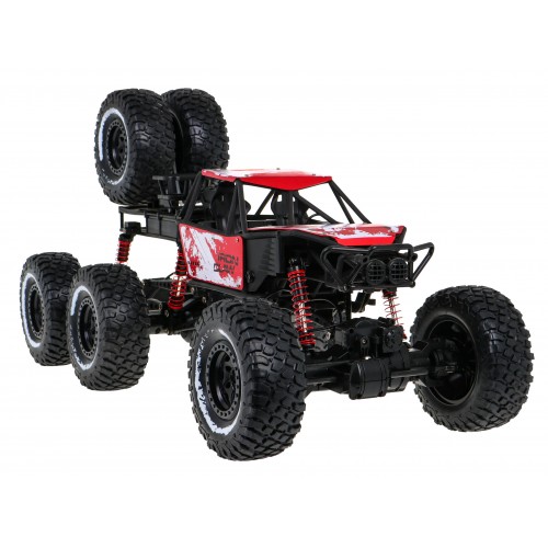 Diaľkovo ovládaný Crawler Rock 1:8 pre deti 6+ Ovládač 2,4 GHz + náhradné kolesá