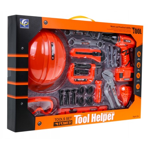 Sada majstra pre deti 3+ Vŕtačka-skrutkovač + nástroje 22 ks. Malý mechanik