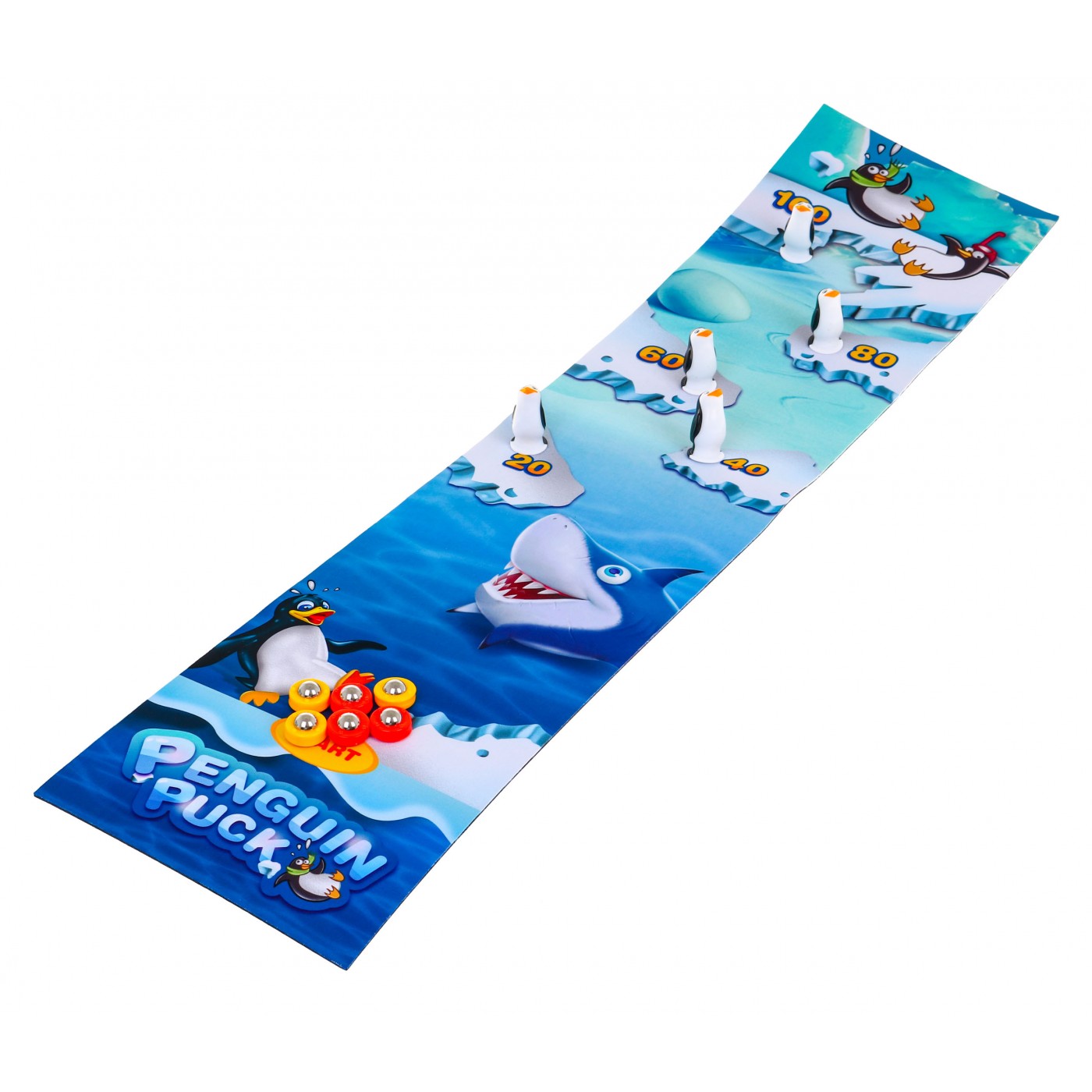 Zručnostná hra pre deti "Curling s Tučniakmi"