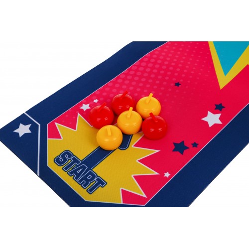 Tímová zručnostná hra "Curling na Body" pre deti 4+ Podložka kamene