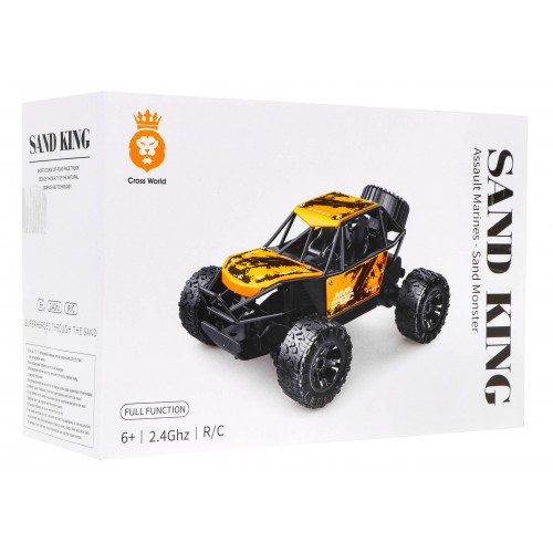 Diaľkovo ovládané auto Crawler Sand King pre deti 6+ Ovládač 2,4 GHz