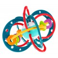 Senzorická Hrkálka Hryzátko pre bábätká "Planéta s Dráhami"