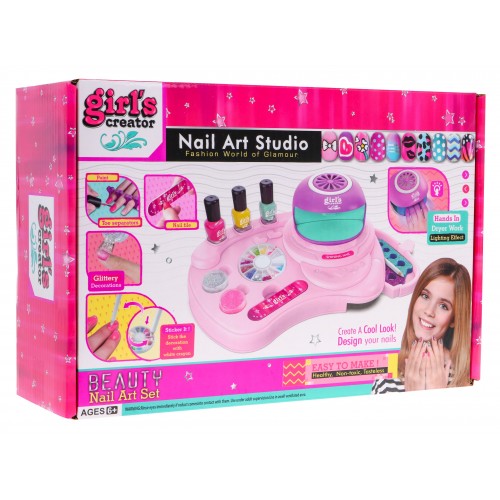 Súprava na manikúru pre deti 6+ Laky na nechty + Sušič