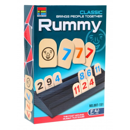 Logická číselná hra Rummy pre deti dospelých Rodinná zábava + Učenie matematiky