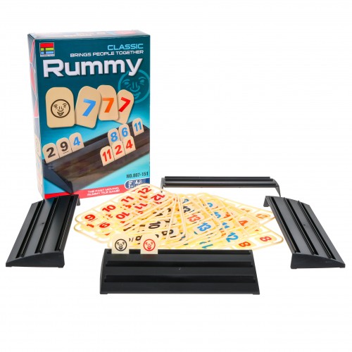 Logická číselná hra Rummy pre deti dospelých Rodinná zábava + Učenie matematiky