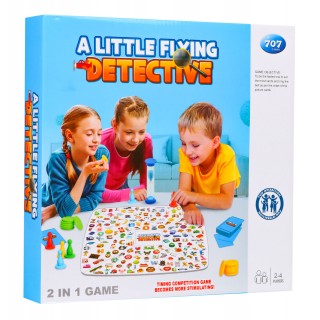 Sada stolových hier 2v1 "Čínsky letiskový šach" + "Detektív" pre deti 4+