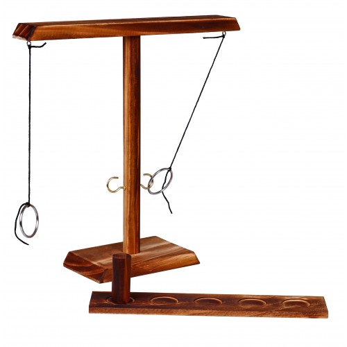 Zručnostná hra pre deti a dospelých "Bitka na prsteň a háčik"