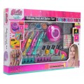 Súprava na manikúru pre dievčatko 6+ Krásny salón 20 ks. Laky + Fixky na nechty