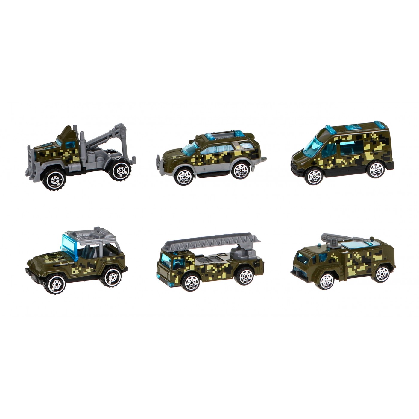 Vojenské lietadlo 2v1 pre deti 3+ Parkovisko + 6 autíčok Angličáky