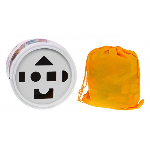 Sada drevených kociek pre dievčatá "Princezná v zámku" + triedič tvarov