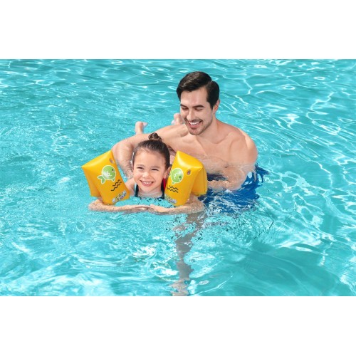 Nafukovacie plávacie rukávy Žlté L 30x15cm BESTWAY