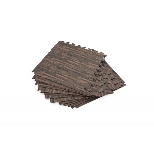 Penová podložka pod záhradný bazén Imitácia dreva 12 ks. 50x50cm BESTWAY