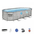 Bazén rámový Power Steel Swim Vista s oknom 549x274x122 18x9FT BESTWAY 7w1
