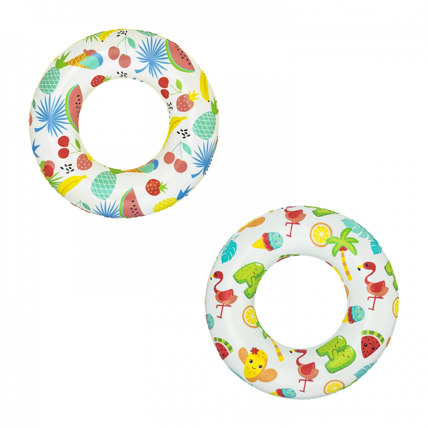 Nafukovacie plávacie koleso Tropiky BESTWAY 61cm Vinyl + Bezpečnostný ventil