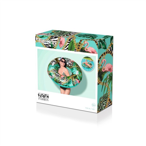 Nafukovacie plavacie koleso Flamingo BESTWAY 114cm Vinyl + 2 držadlá