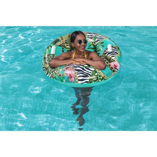 Nafukovacie plavacie koleso Flamingo BESTWAY 114cm Vinyl + 2 držadlá