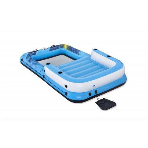 Kúpací ostrov 4-miestny Matrac 305x186x58cm BESTWAY + Strecha + Sieťové dno