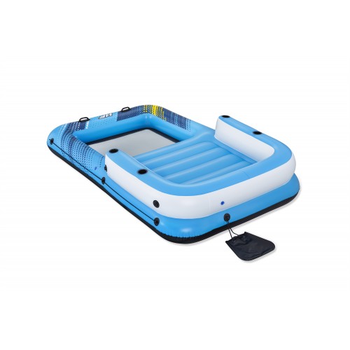 Kúpací ostrov 4-miestny Matrac 305x186x58cm BESTWAY + Strecha + Sieťové dno