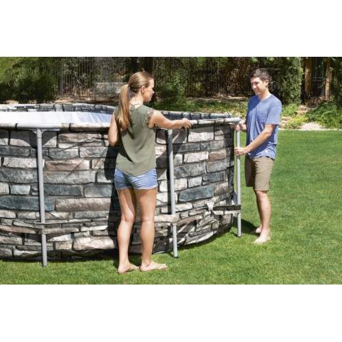 Bazén rámový 610 cm x 366 cm x 122 cm, Power Steel Swim