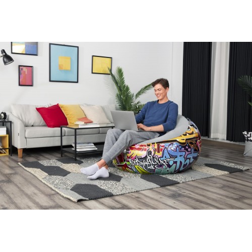Kreslo Nafukovacie Graffiti BESTWAY