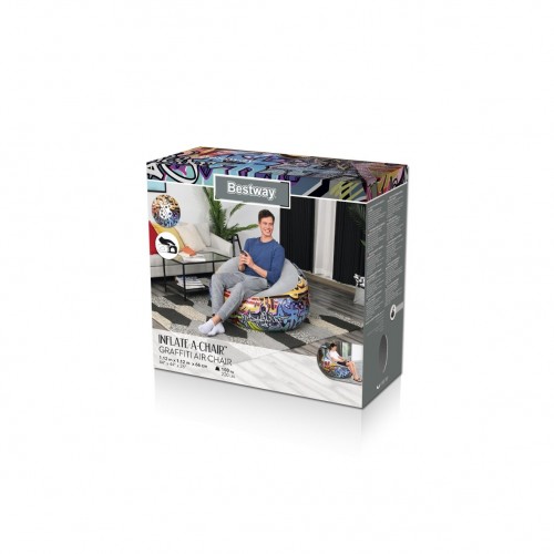 Kreslo Nafukovacie Graffiti BESTWAY