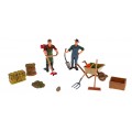Farmárska sada s figúrkami a príslušenstvom pre deti 3+ Roľníci + zvieratá + náradie