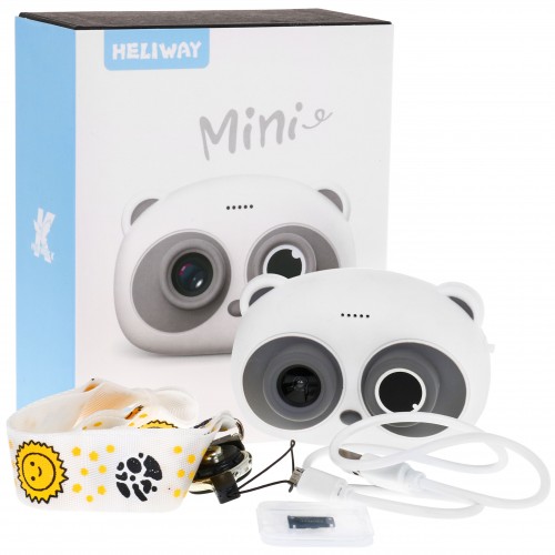 Fotoaparát Panda pre deti 3+ Fotografie videá + cyklus Veselé kresby