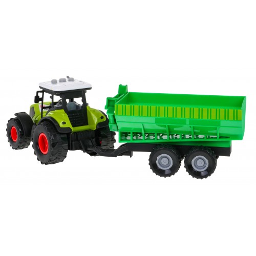 Interaktívny traktor s prívesom + šnekový podávač pre deti 3+ Svetelné a zvukové efekty