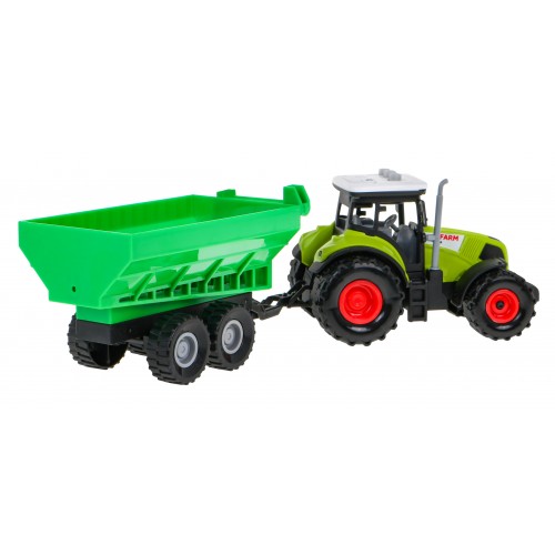 Interaktívny traktor s prívesom + šnekový podávač pre deti 3+ Svetelné a zvukové efekty