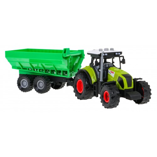 Interaktívny traktor s prívesom + šnekový podávač pre deti 3+ Svetelné a zvukové efekty