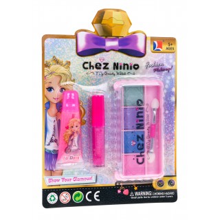 Sada kozmetiky na líčenie pre dievčatá 5+ Farebné lesky + tiene na viečka
