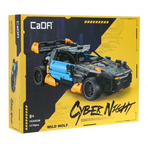 Stavebnica CaDA Cyber Night 1176 ks. Športové auto Wild Wolf Buggy pre deti 8+