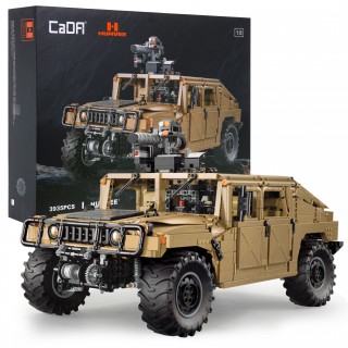 Stavebnica CaDA 3935 ks. Vojenské vozidlo Humvee 1:8 pre deti 8+
