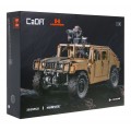 Stavebnica CaDA 3935 ks. Vojenské vozidlo Humvee 1:8 pre deti 8+